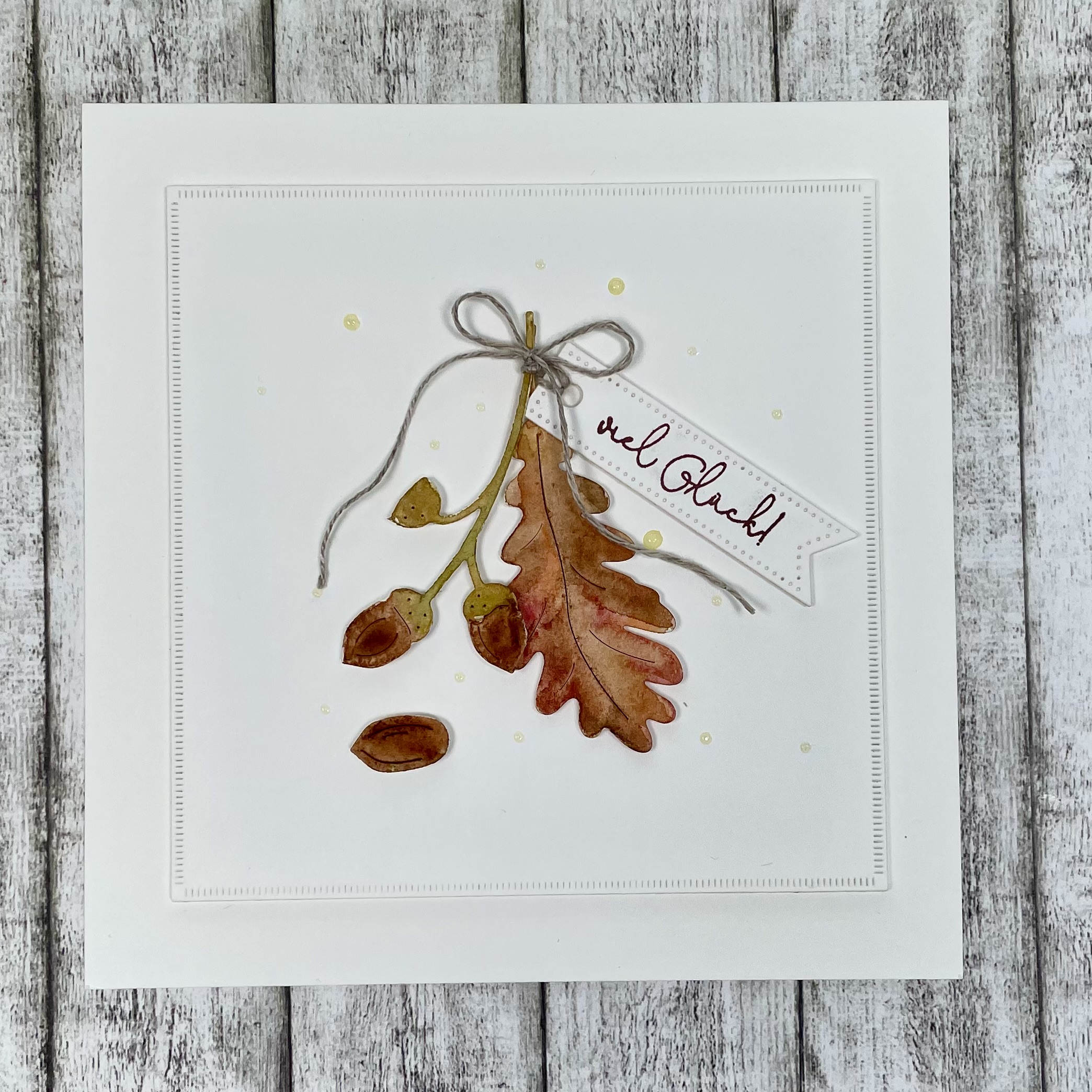 Herbst Eichenblatt